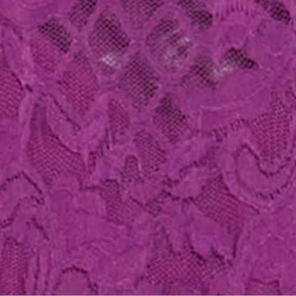 NWT AFRM Vibrant Purple Lace dress with slip - Picture 3 of 8